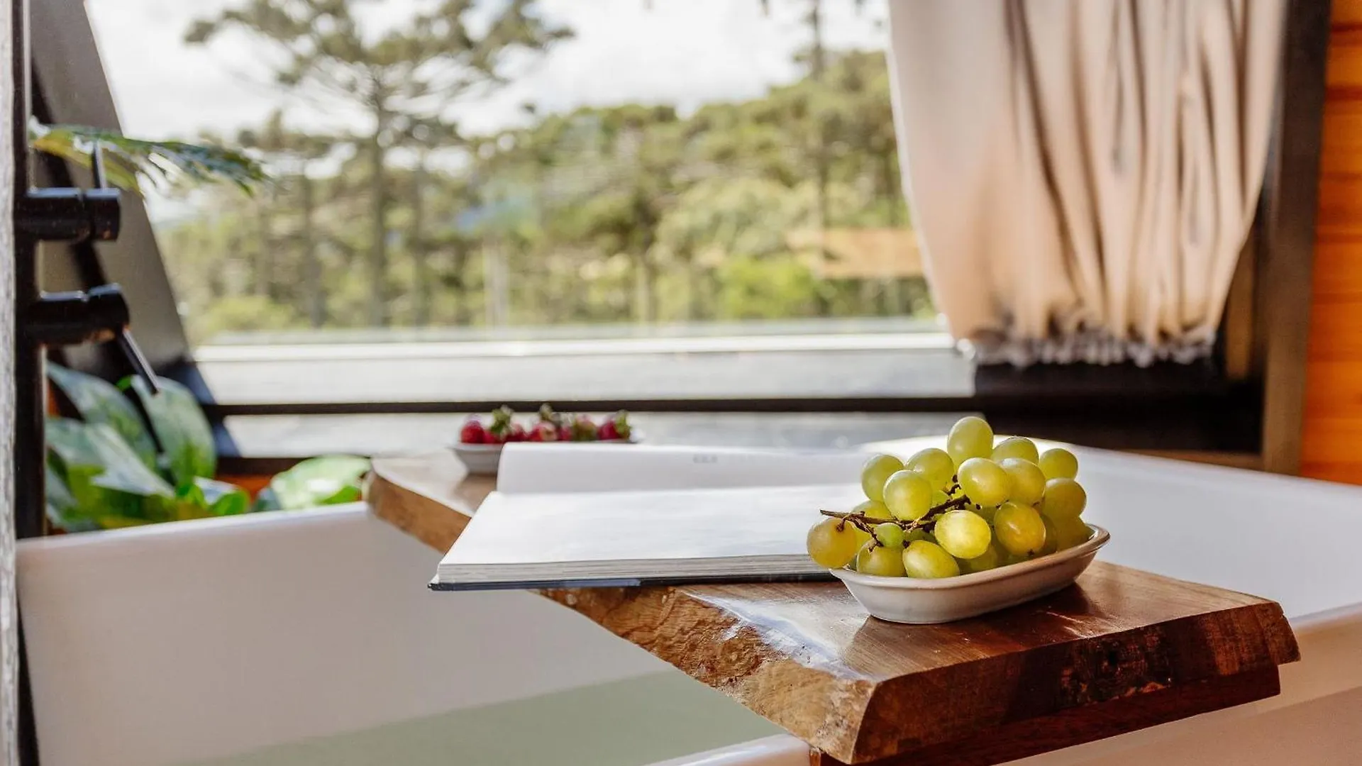 펜션 A Cabana Mais Aconchegante Da Serra Catarinense 우루비시 브라질